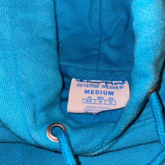 Champion hoodie blue men’s size M - Picture 2 of 3